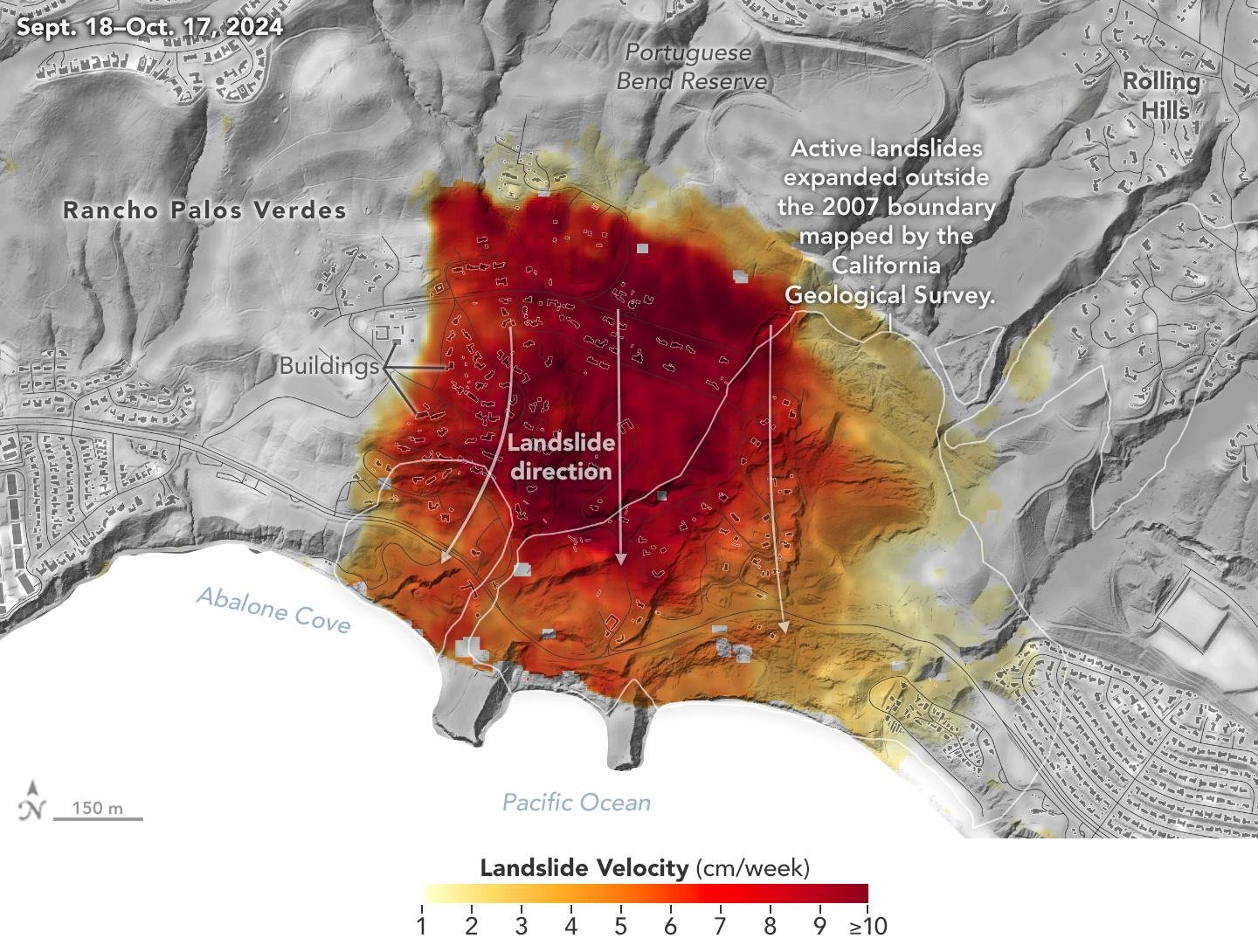 Palos Verdes landslide monitoring